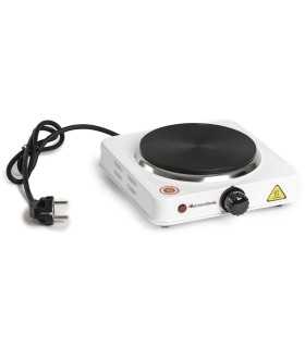 MELCHIONI 118360114  HORNILLO ELECTRICO 1 FUEGO COOK1, BLANCO