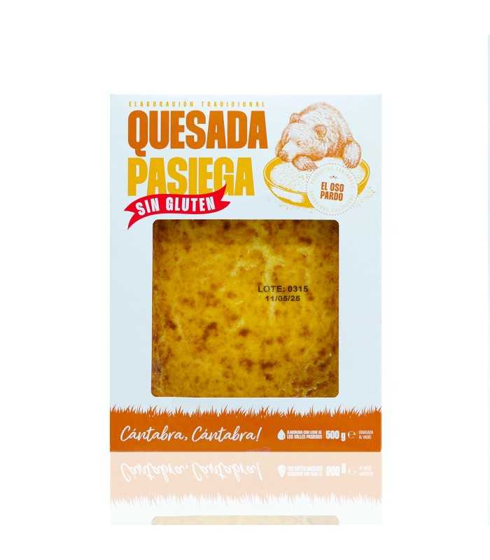 Quesada pasiega tradicional sin gluten El Oso Pardo
