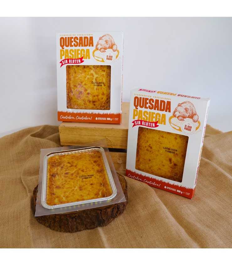 Quesada pasiega tradicional sin gluten El Oso Pardo