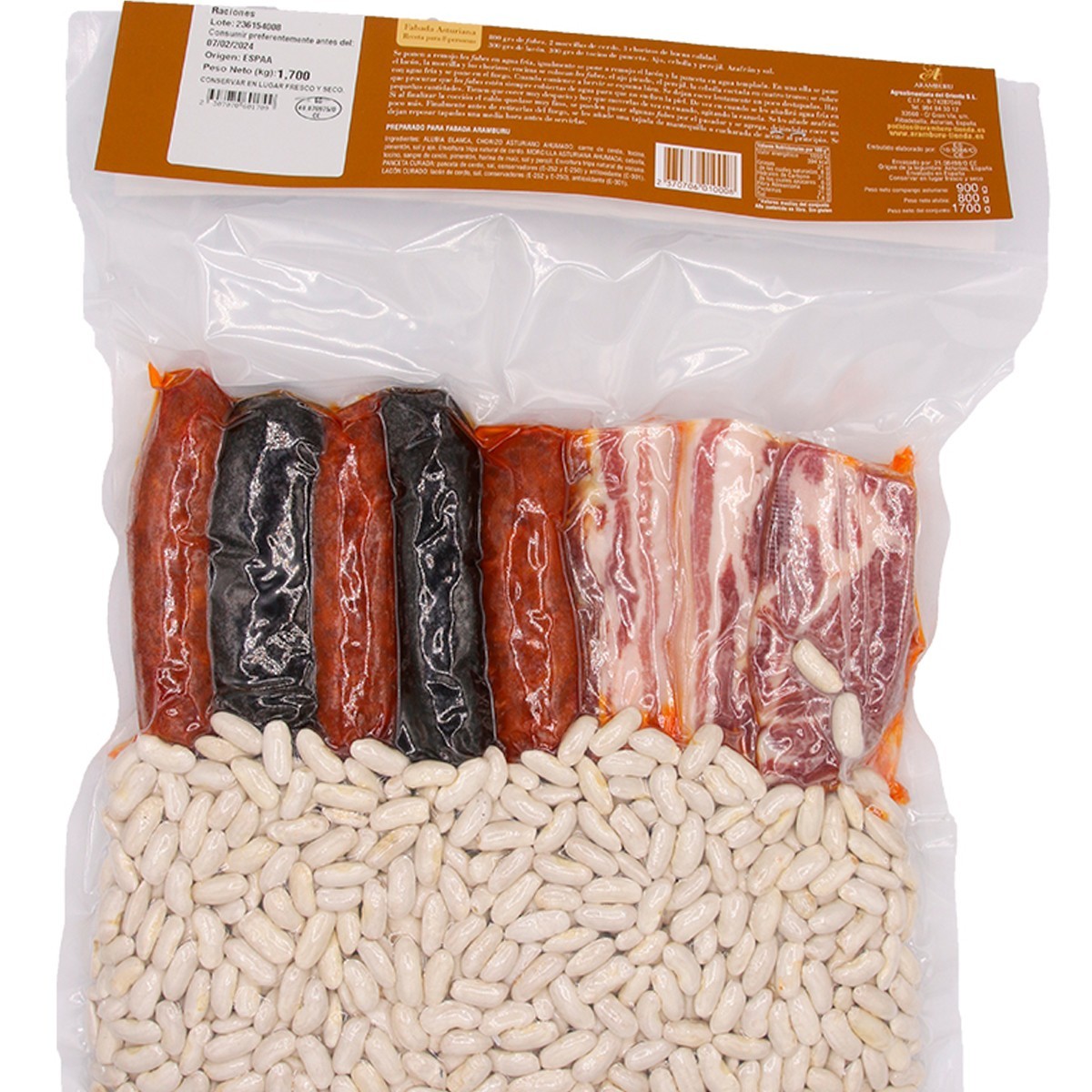 Pack fabada asturiana Aramburu