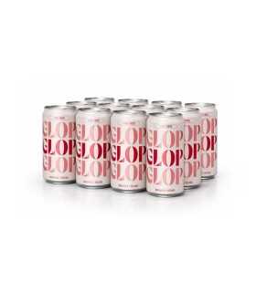 GLOP Vino Tinto Orgánico y Vegano en Lata 250ml Pack 12 | Garnacha Tinta | Ecológico CCPAE | 13,5% Vol España