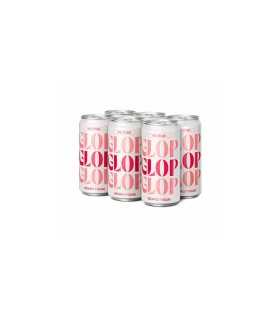 GLOP Vino Rosado Orgánico y Vegano en Lata 250ml Pack 6 | Garnacha Tinta | Ecológico CCPAE | 11% Vol España