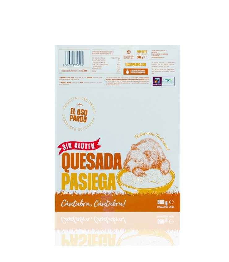 Quesada pasiega tradicional sin gluten El Oso Pardo