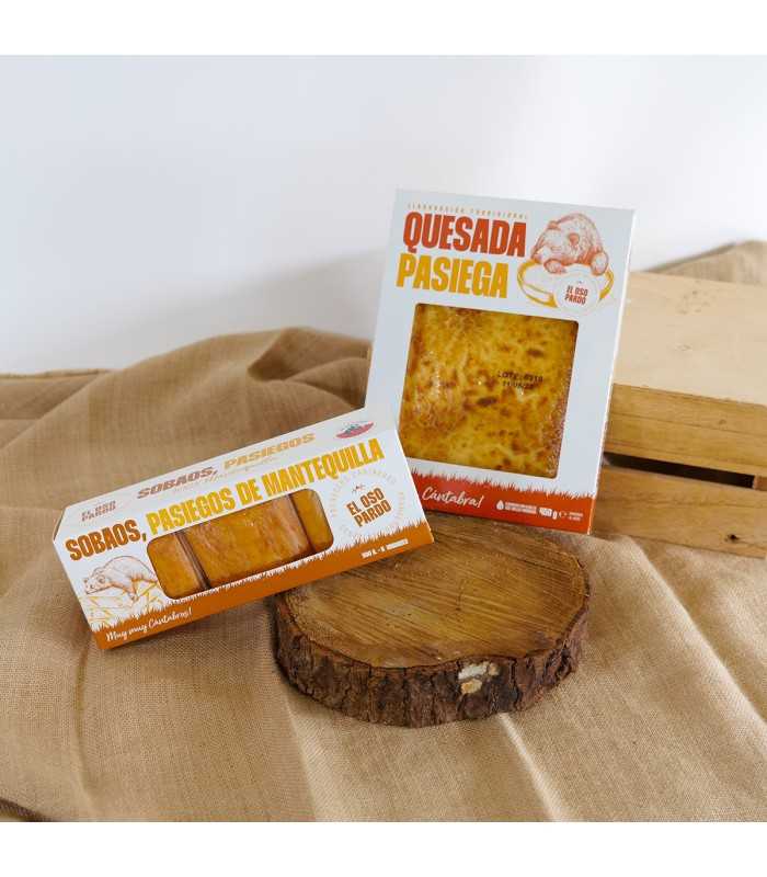Sobaos Pasiegos y quesada El Oso Pardo