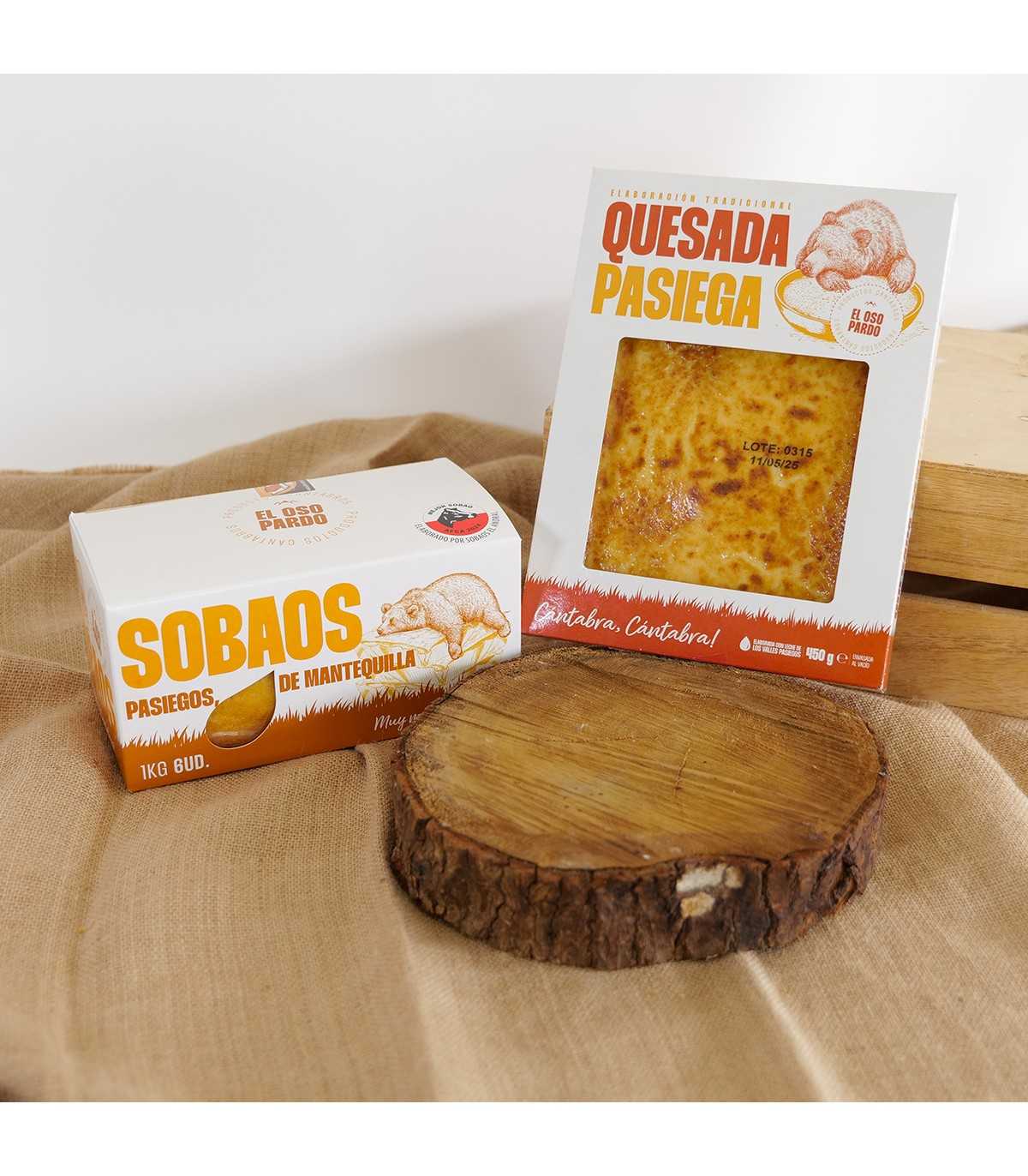 Sobaos Pasiegos y quesada El Oso Pardo