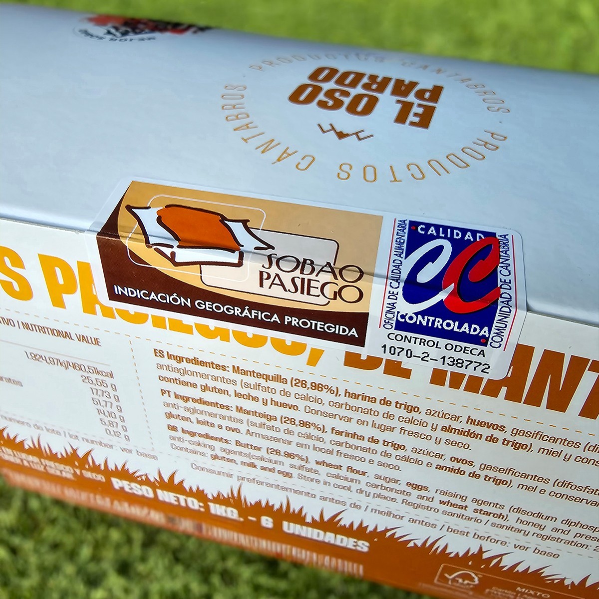 Sobaos Pasiegos IGP El Oso Pardo