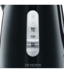 SEVERIN WK 3410 Hervidor de Agua 1.0 L 2200 W Negro