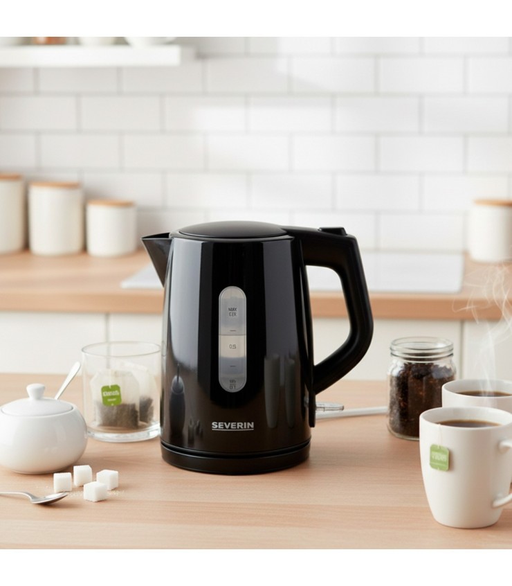 SEVERIN WK 3410 Hervidor de Agua 1.0 L 2200 W Negro