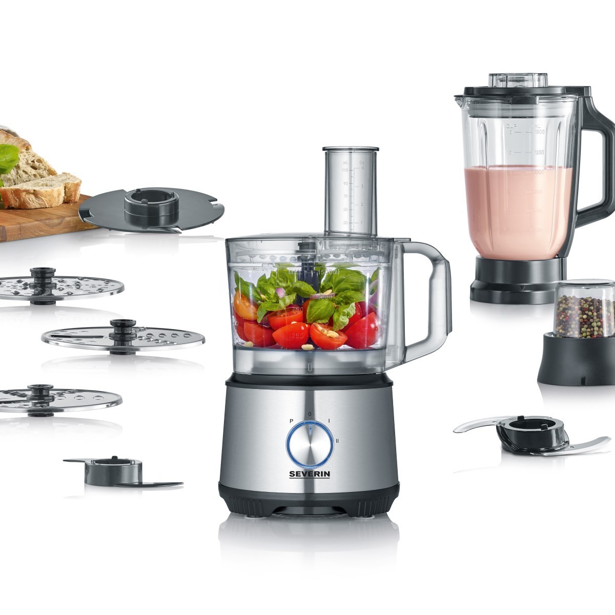 SEVERIN KM 3892 Robot de Cocina 1.5 L 1