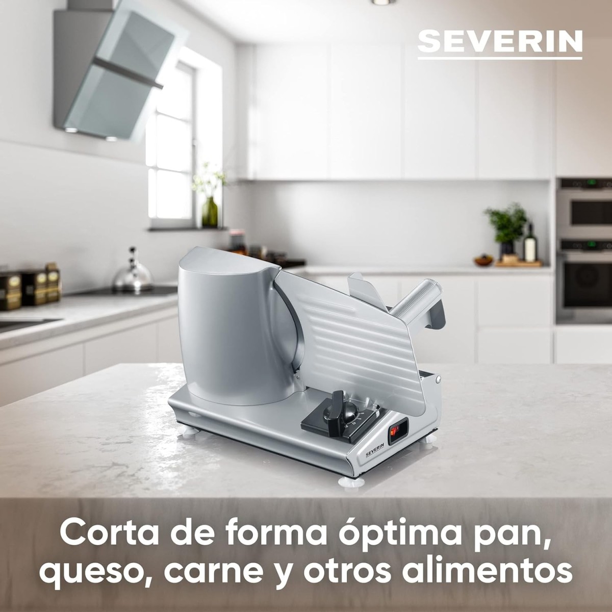 SEVERIN AS 3915 Cortafiambres 180 W Plateado