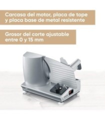 SEVERIN AS 3915 Cortafiambres 180 W Plateado