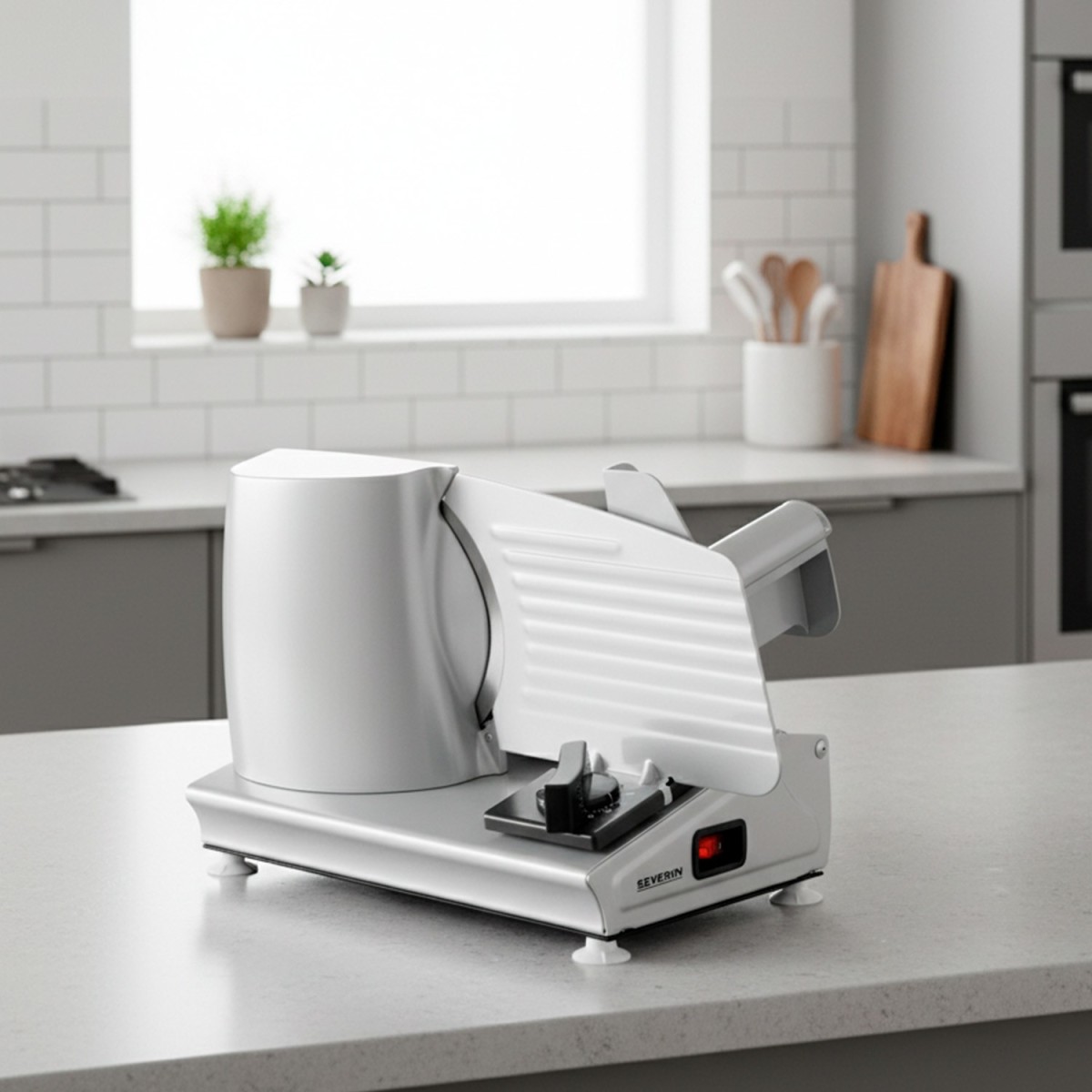 SEVERIN AS 3915 Cortafiambres 180 W Plateado