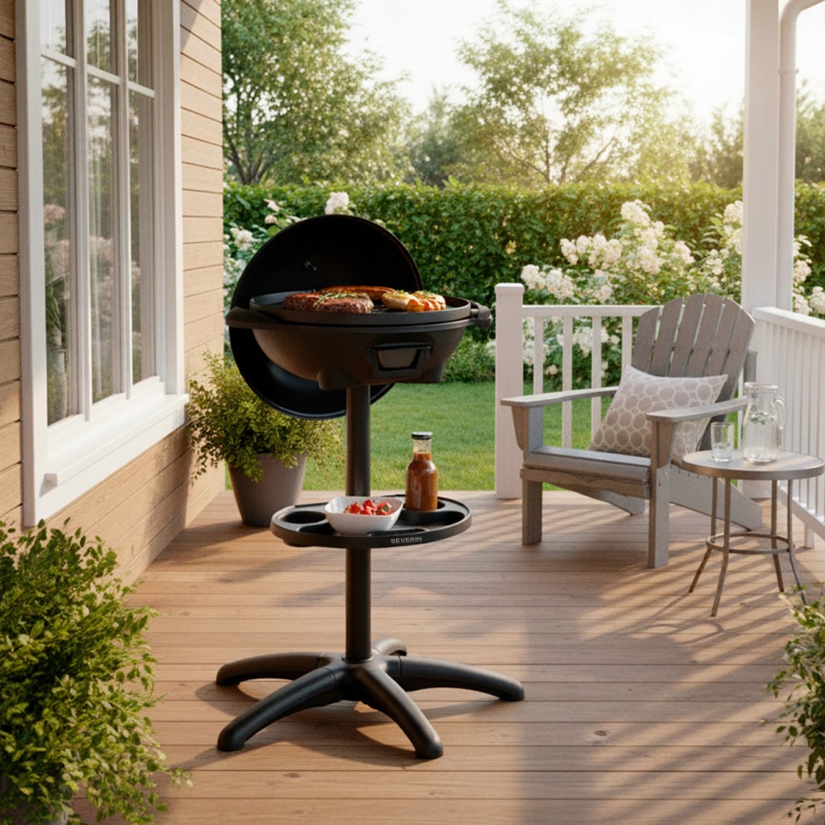 SEVERIN PG 8541 Barbacoa Eléctrica Negro