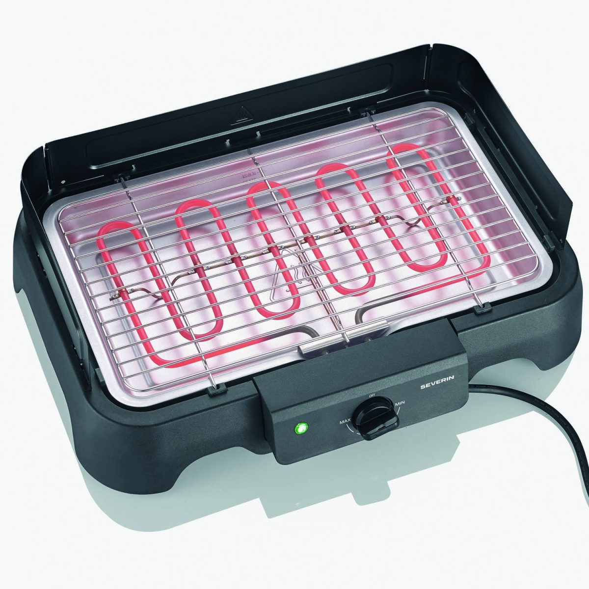 SEVERIN 8593 Barbacoa Eléctrica 2000 W Negro
