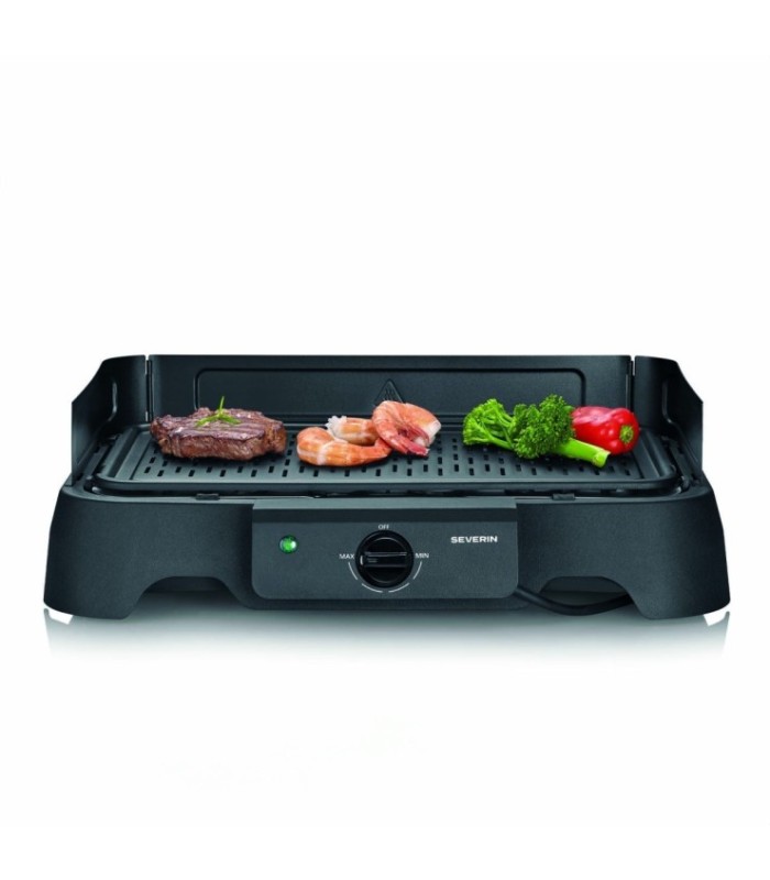 SEVERIN 8595 Barbacoa Eléctrica 2000 W Negro