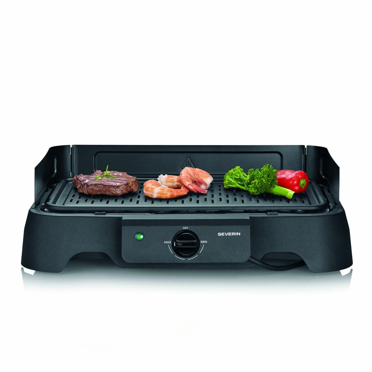 SEVERIN 8595 Barbacoa Eléctrica 2000 W Negro
