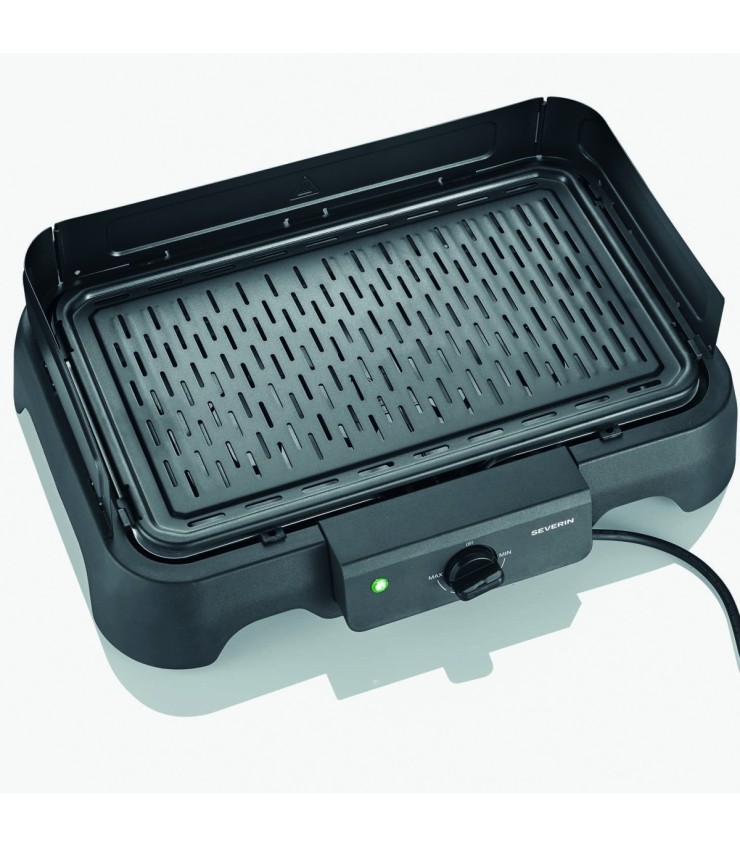 SEVERIN 8595 Barbacoa Eléctrica 2000 W Negro