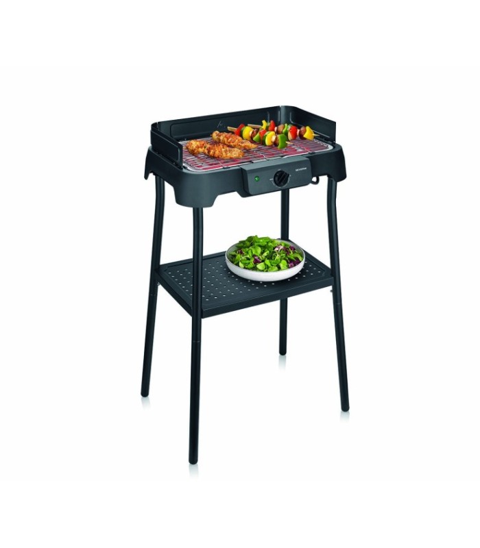 SEVERIN 8596 Barbacoa Eléctrica 2000 W Negro