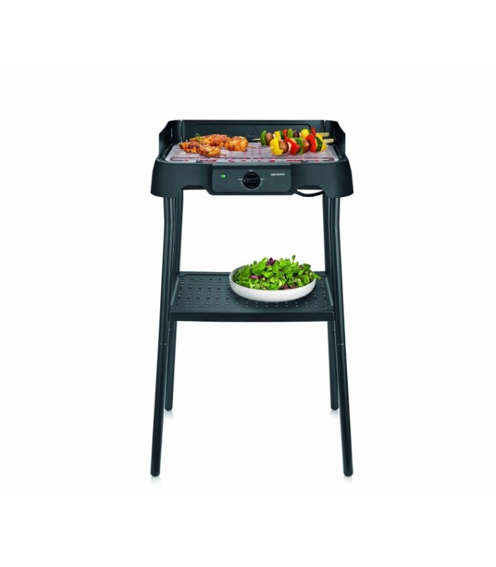 SEVERIN 8596 Barbacoa Eléctrica 2000 W Negro