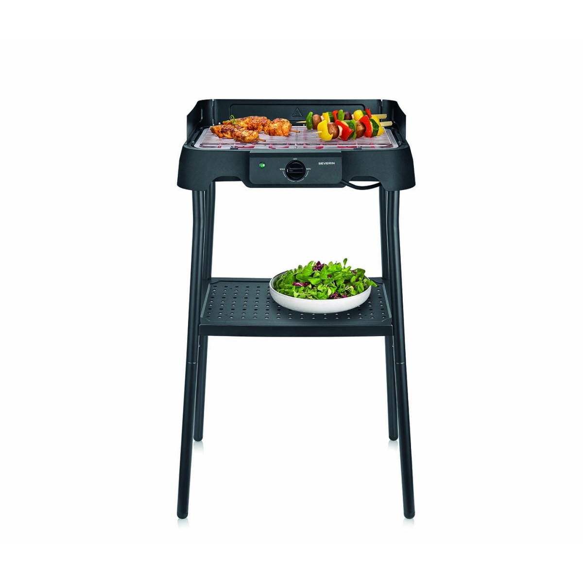 SEVERIN 8596 Barbacoa Eléctrica 2000 W Negro