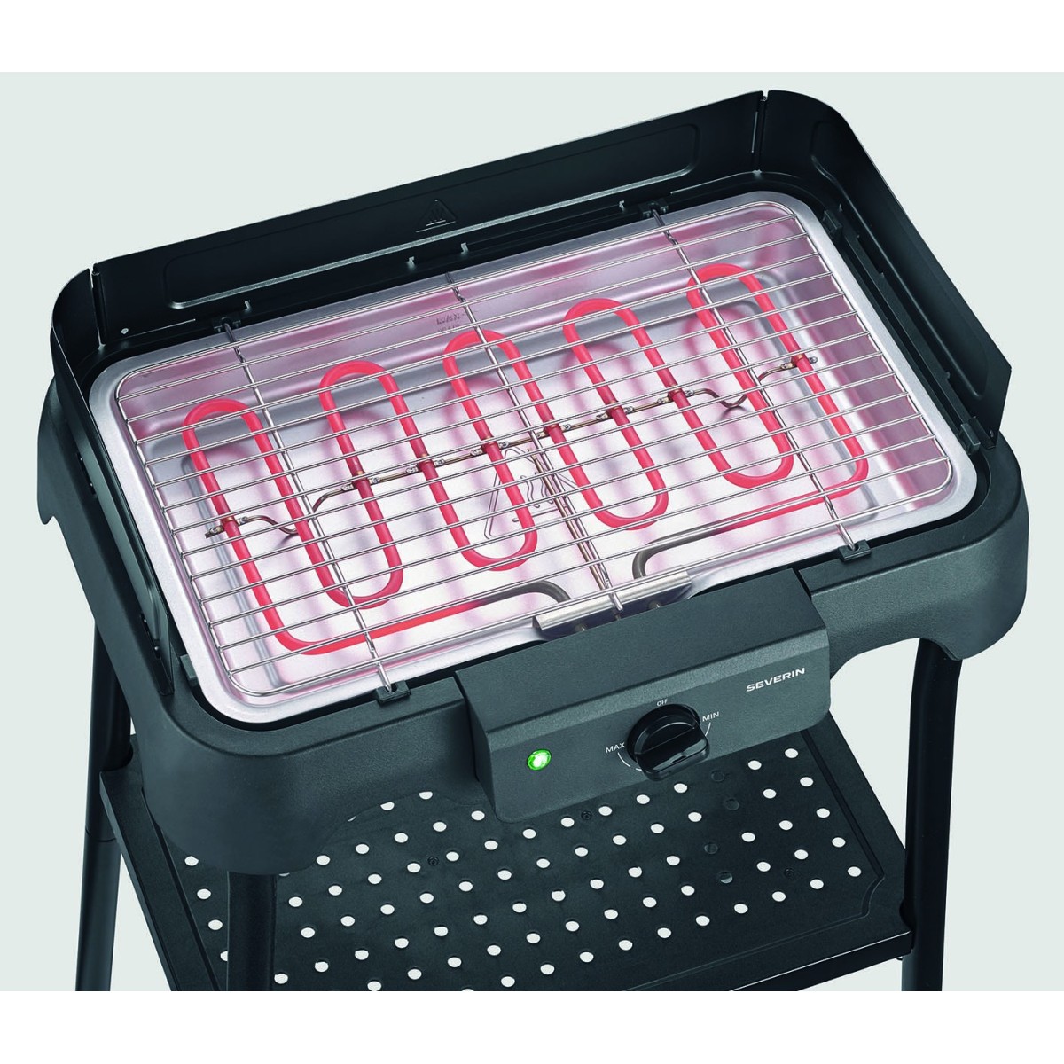 SEVERIN 8596 Barbacoa Eléctrica 2000 W Negro