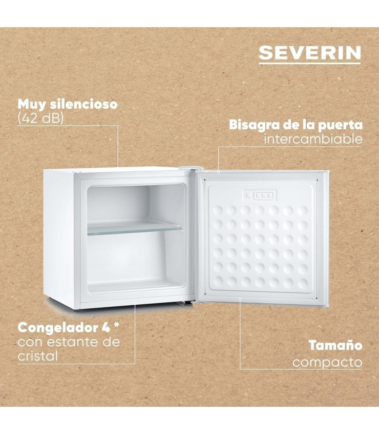 SEVERIN GB 8886 Congelador 31 litros 32 litros Blanco