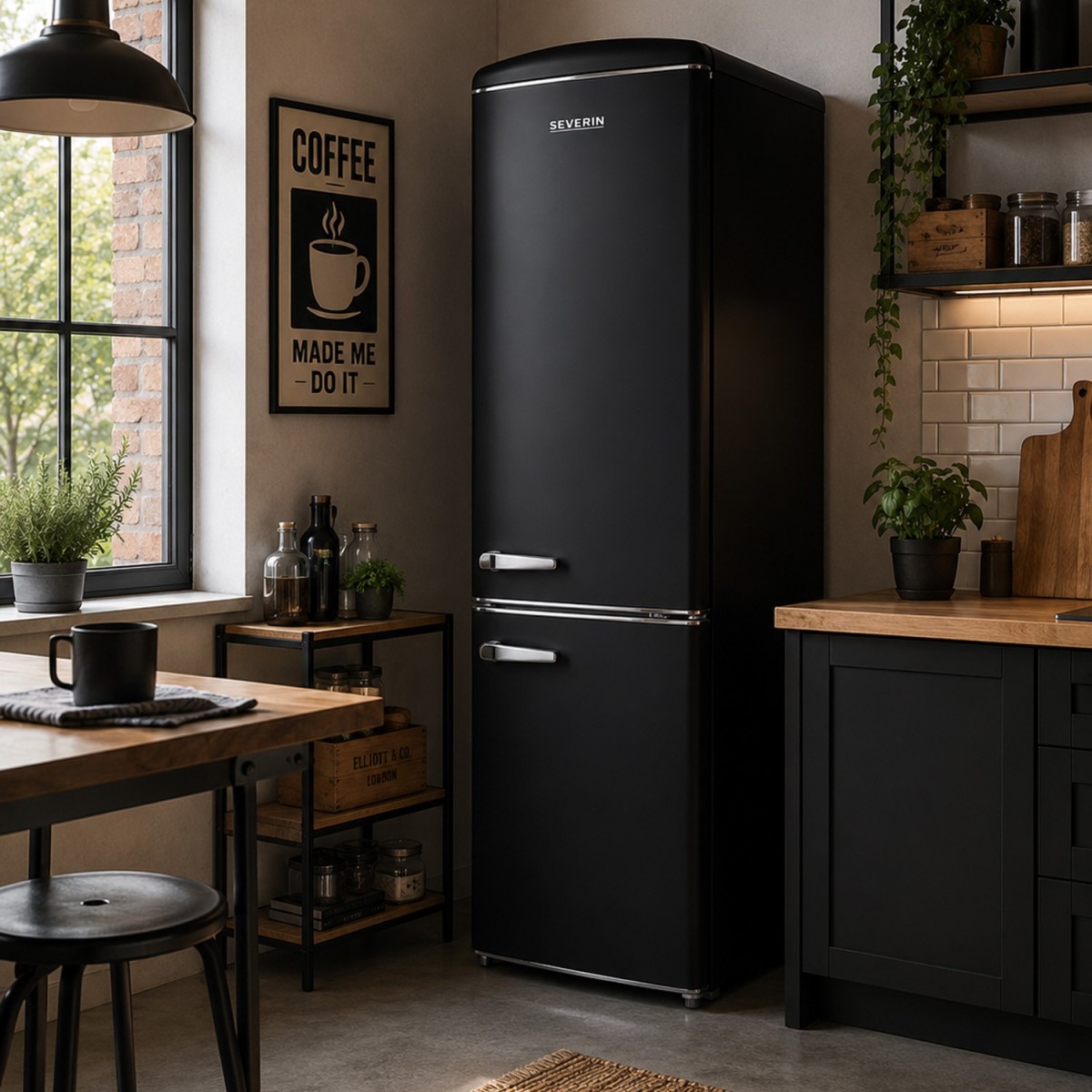 SEVERIN GS 8918 Frigorífico 244L 244 L Negro