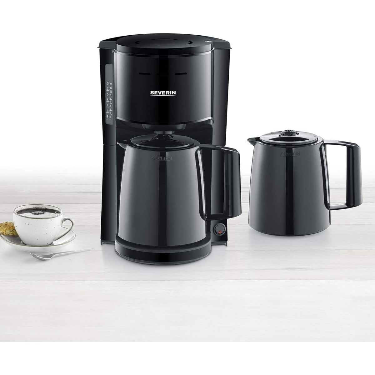 SEVERIN KA 9307 Cafetera de Goteo 1 litro 1000 W Negro