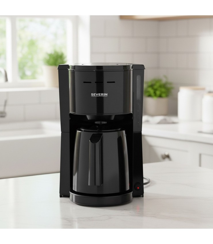 SEVERIN KA 9307 Cafetera de Goteo 1 litro 1000 W Negro
