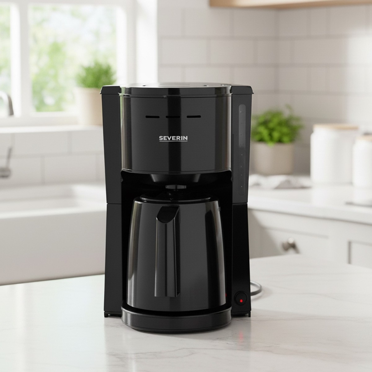 SEVERIN KA 9307 Cafetera de Goteo 1 litro 1000 W Negro