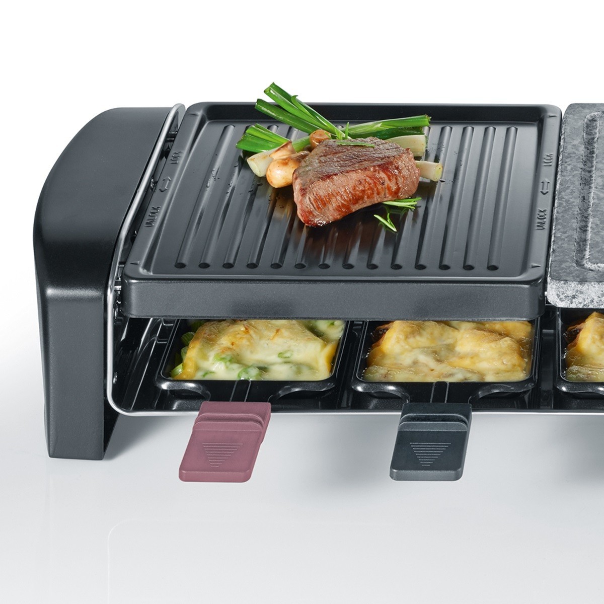 SEVERIN RG 9645 Raclette Grill 1400 W Negro