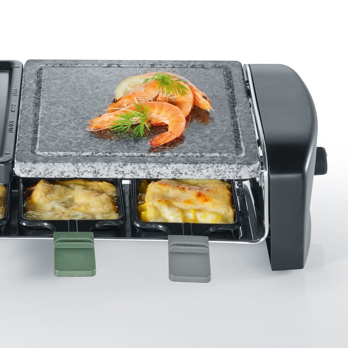 SEVERIN RG 9645 Raclette Grill 1400 W Negro
