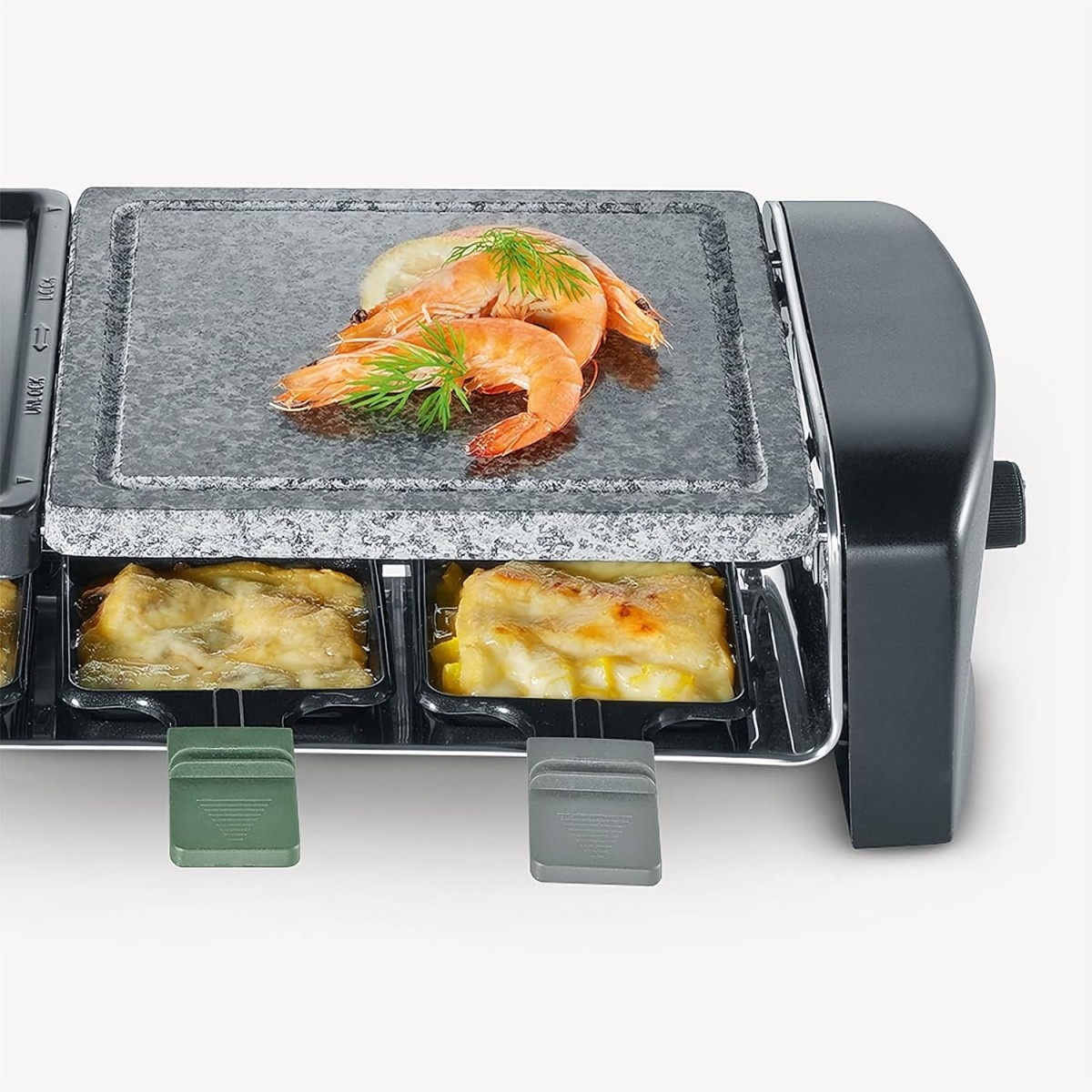 SEVERIN RG 9645 Raclette Grill 1400 W Negro