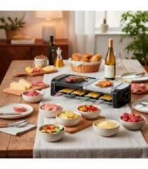 SEVERIN RG 9645 Raclette Grill 1400 W Negro