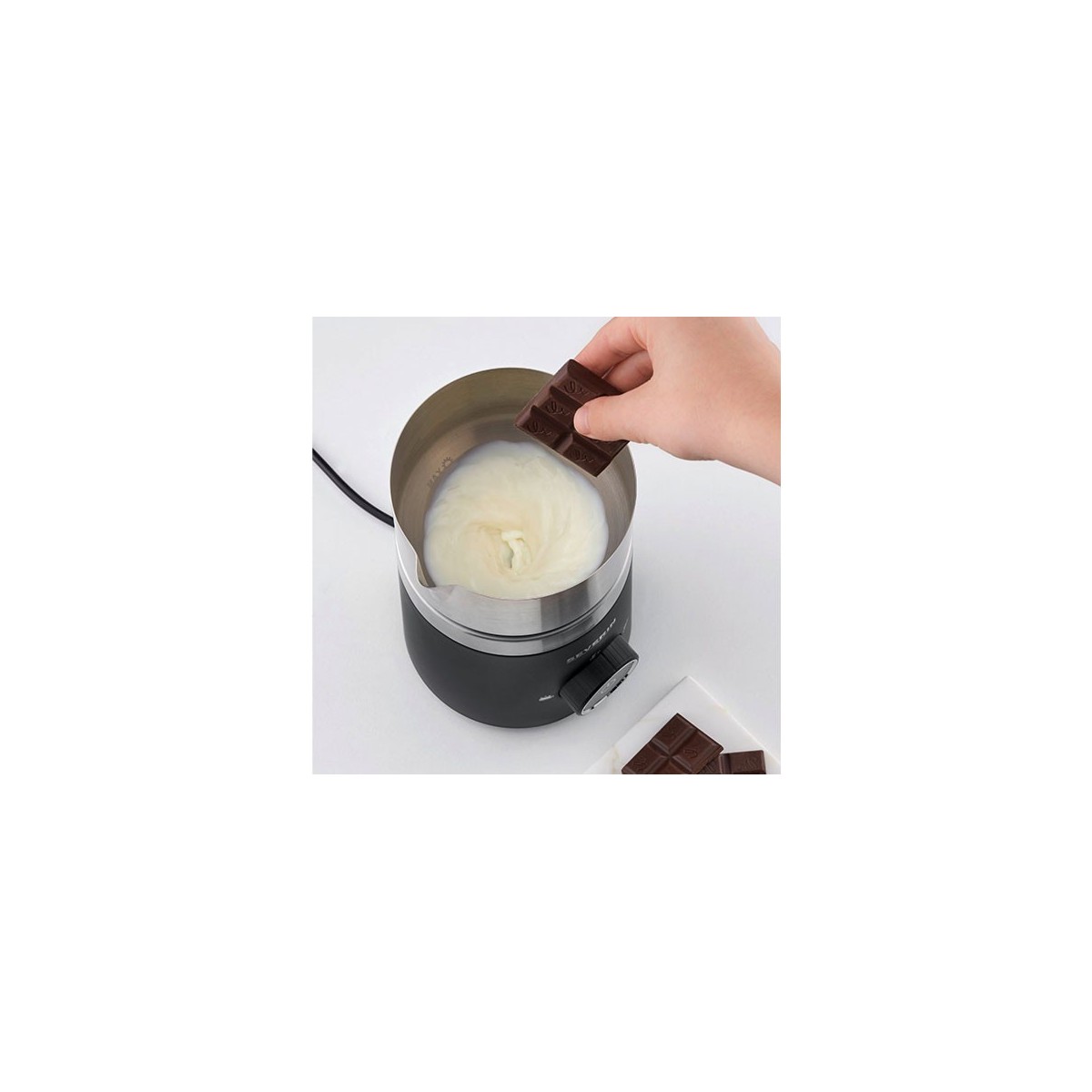 SEVERIN 3585 Espumador de Leche 500 W Negro